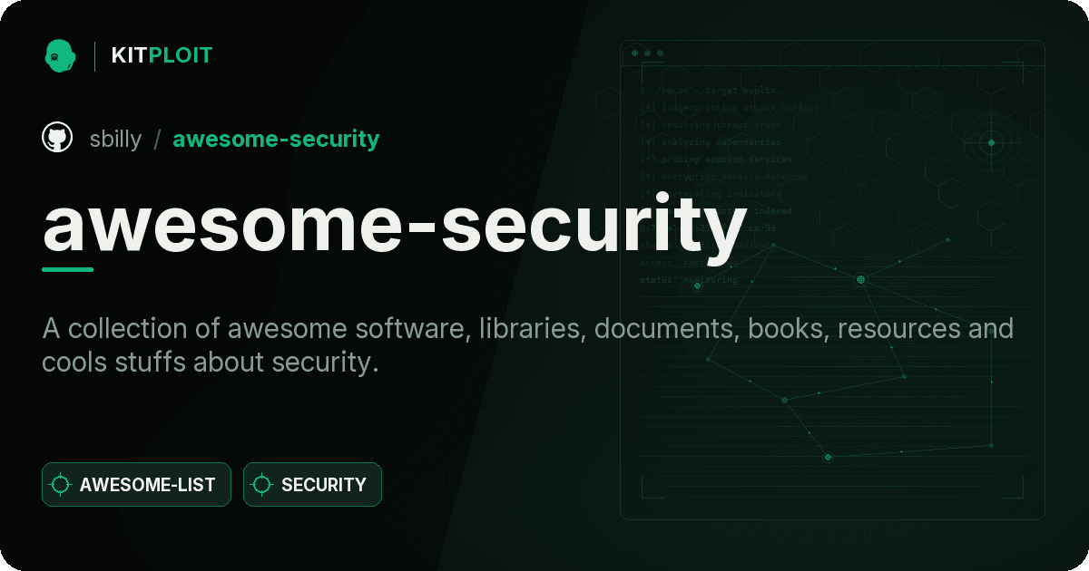 awesome-security preview