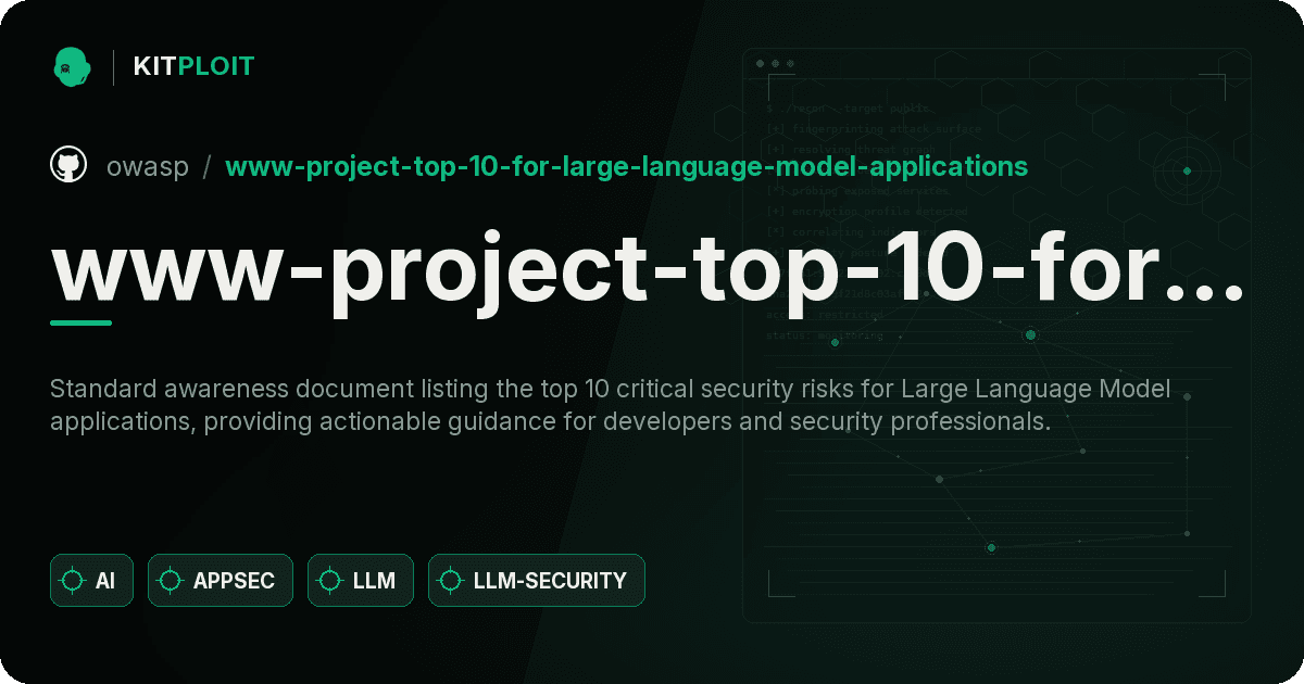 www-project-top-10-for-large-language-model-applications preview