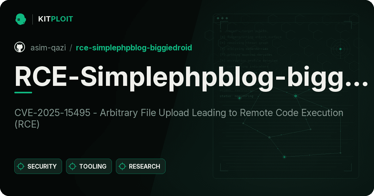 RCE-Simplephpblog-biggiedroid preview