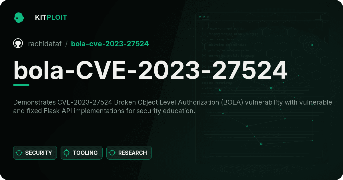 bola-CVE-2023-27524 preview