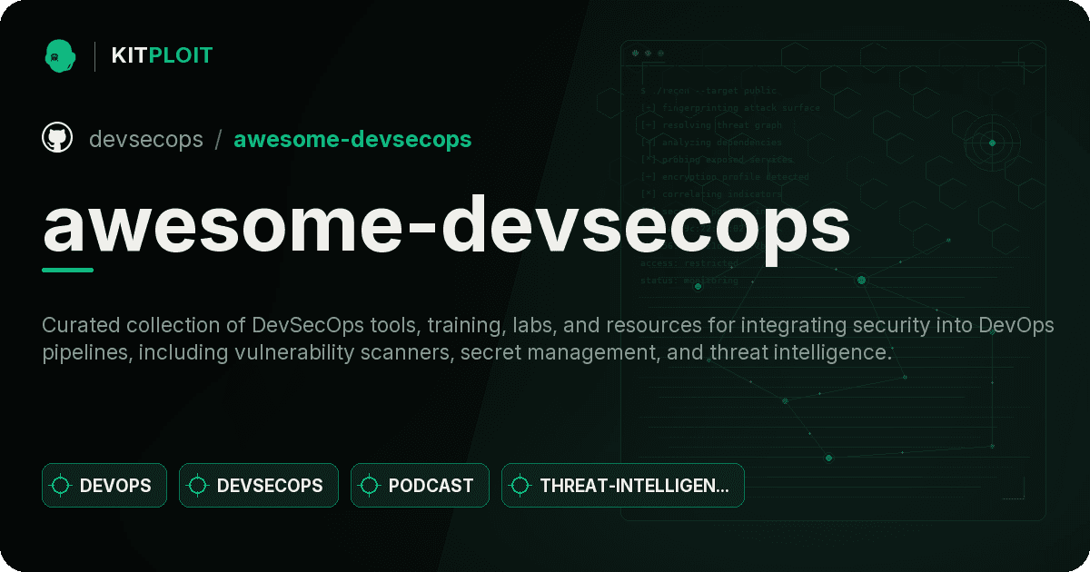 awesome-devsecops preview
