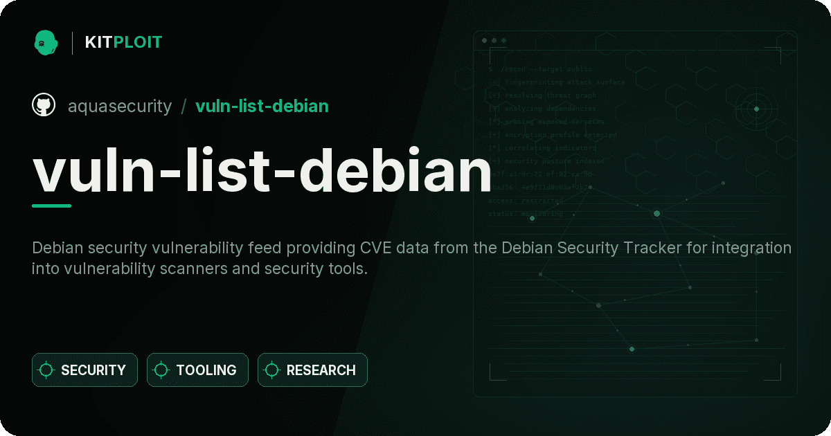 vuln-list-debian preview