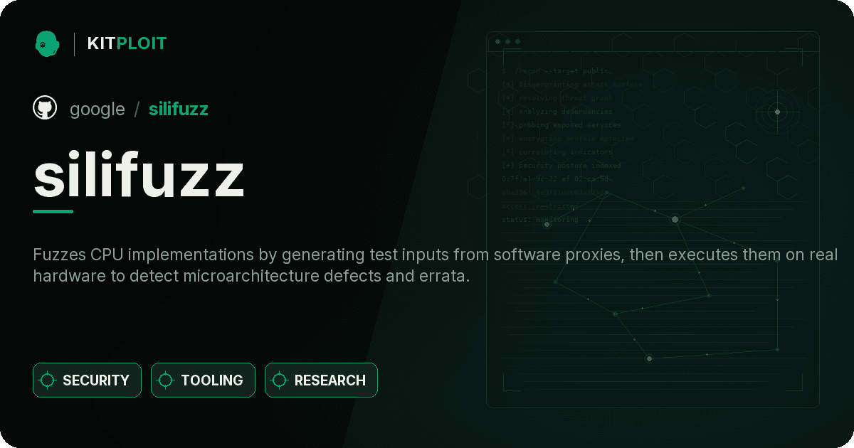 silifuzz preview