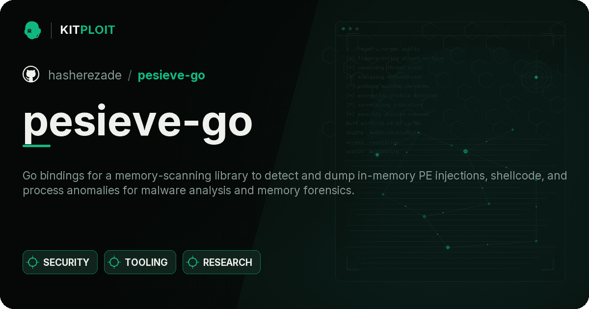 pesieve-go preview