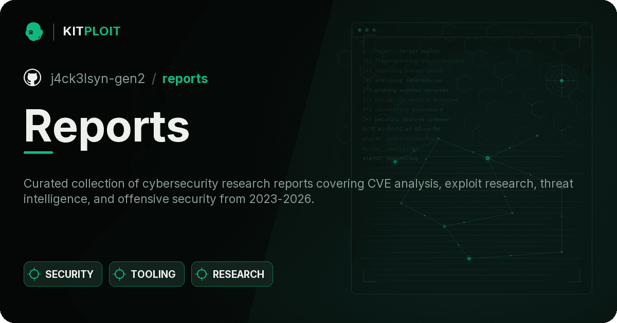Reports preview